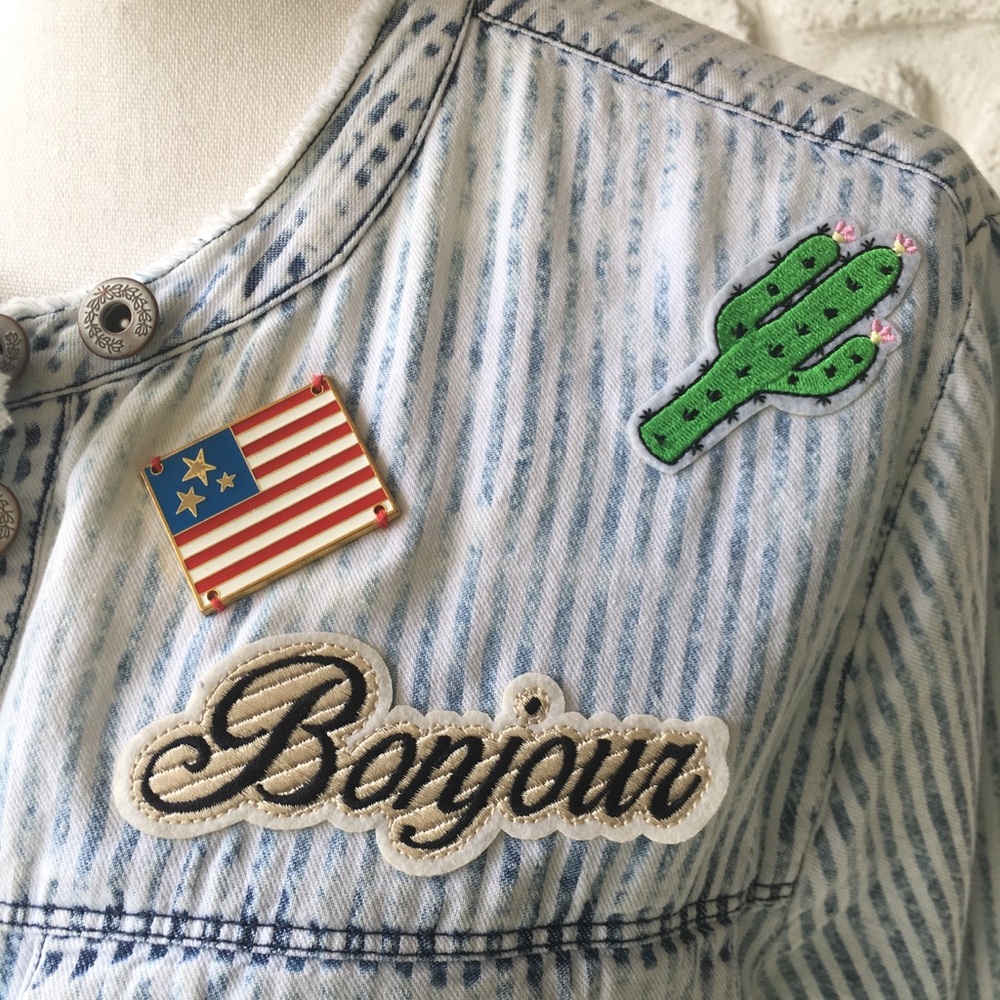 William Rast Patchwork Broach Button Down - image 3